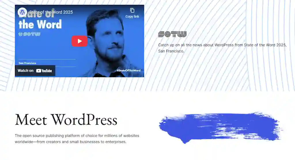 WordPress CMS vladar interneta