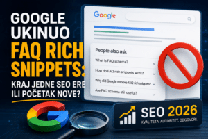 Google ukinuo FAQ rich snippets