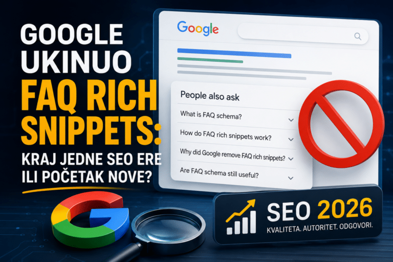 Google ukinuo FAQ rich snippets